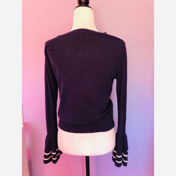 BP Nordstrom bell cuffed navy sweater - Picture 4 of 5